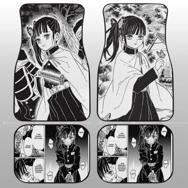 Kanao Car Floor Mats Custom Kimetsu No Yaiba Manga Car Accessories