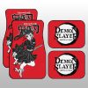 Kanao Tsuyuri Car Floor Mats Custom Demon Slayer Anime Car Accessories Manga Style For Fans