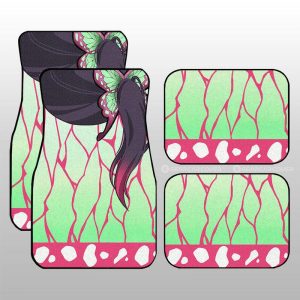 Kanao Uniform Car Floor Mats Custom Hairstyle Demon Slayer Anime Car Interior Accessories