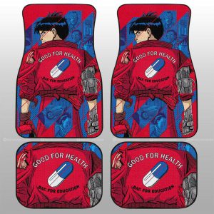 Kaneda Shotaro Car Floor Mats Custom Akira Anime Car Accessories