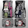 Kanroji And Obanai Car Floor Mats Custom Demon Slayer Anime Mix Mangas