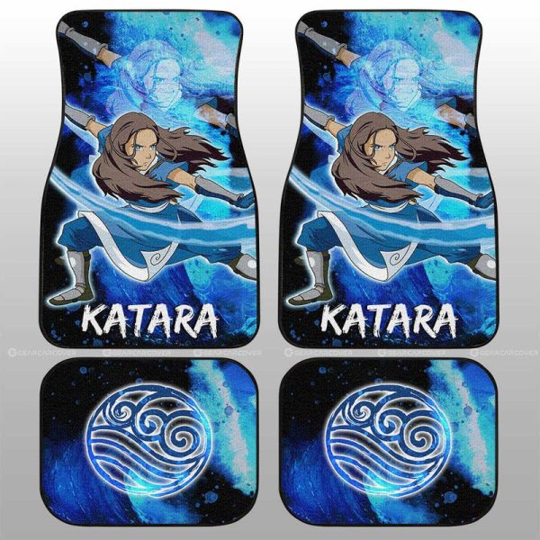 Katara Car Floor Mats Custom Avatar The Last Airbender Anime