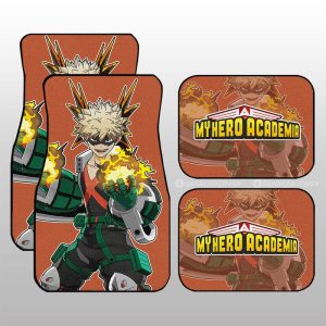 Katsuki Bakugo Car Floor Mats Custom