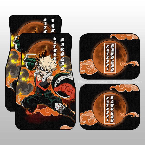 Katsuki Bakugo Car Floor Mats Custom Car Interior Accessories