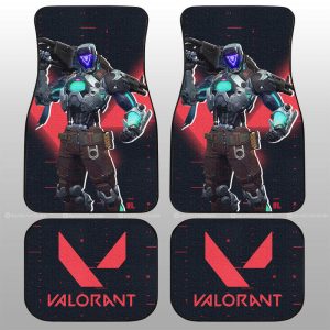 Kay O Car Floor Mats Custom Valorant Agent