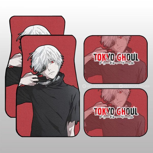 Ken Kaneki Car Floor Mats Custom Main Tokyo Ghoul Anime Car Accessories