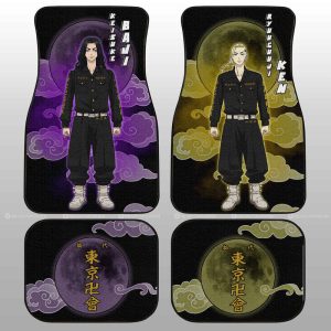 Ken Ryuguji And Keisuke Baji Car Floor Mats Custom Car Accessories