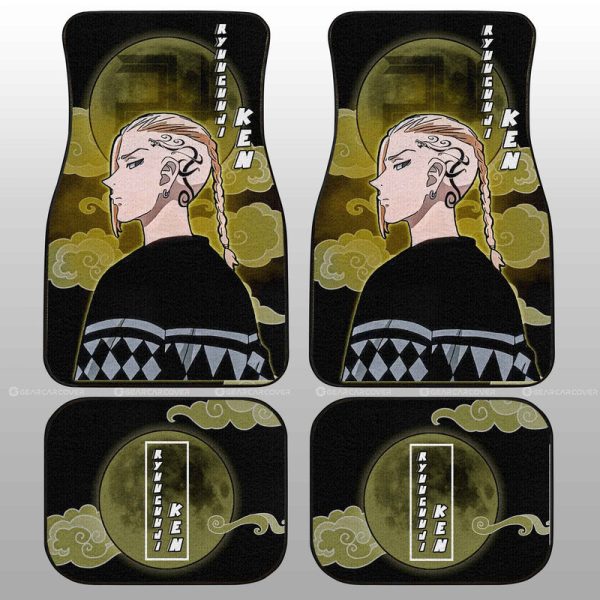 Ken Ryuguji Car Floor Mats Custom Tokyo Revengers Anime Car Interior Accessories