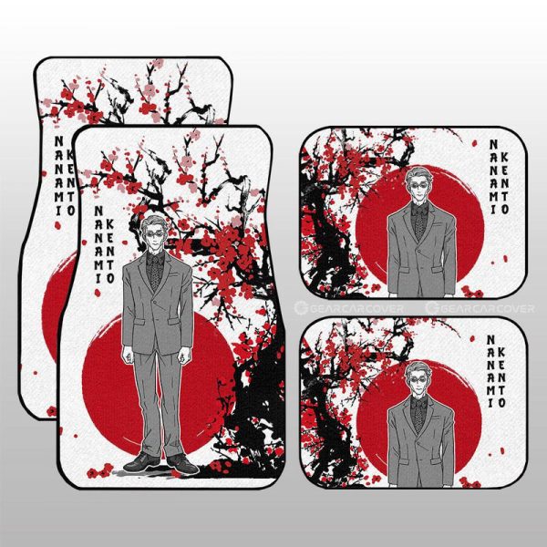 Kento Nanami Car Floor Mats Custom Japan Style Jujutsu Kaisen Anime Car Accessories