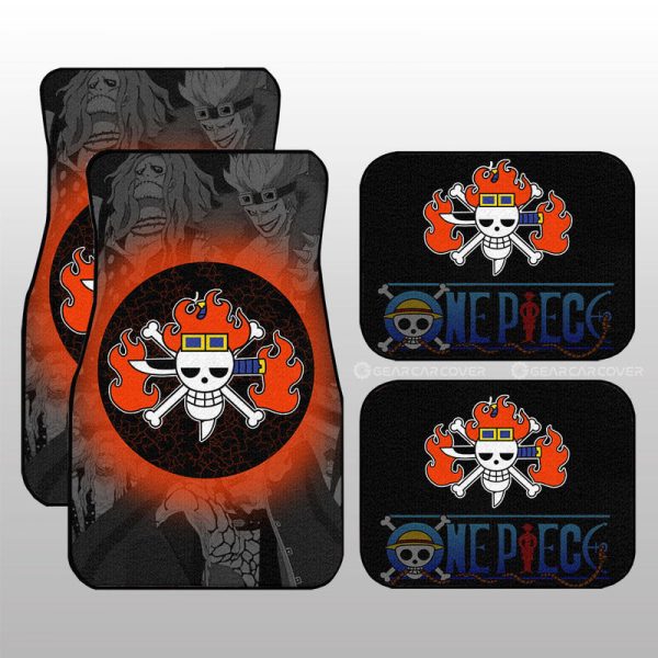 Kid Pirates Flag Car Floor Mats Custom Car Accessories