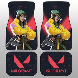 Killjoy Car Floor Mats Custom Valorant Agent