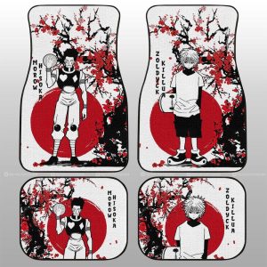 Killua Zoldyck And Hisoka Morow Car Floor Mats Custom Japan Style Car Accessories