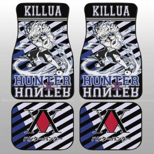 Killua Zoldyck Car Floor Mats Custom Car Accessories