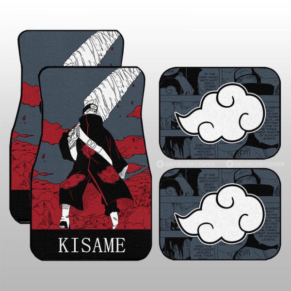 Kisame Car Floor Mats Custom Anime Car Accessories Manga Color Style