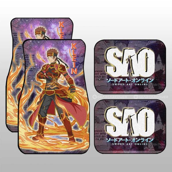 Klein Car Floor Mats Custom Sword Art Online Anime Manga Galaxy Style