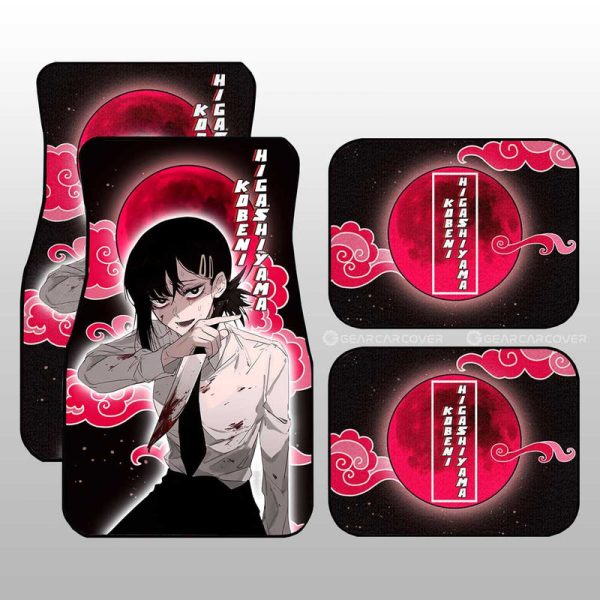 Kobeni Higashiyama Car Floor Mats Custom Chainsaw Man Anime