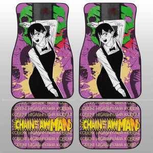 Kobeni Higashiyama Car Floor Mats Custom Chainsaw Man Anime Car Accessories