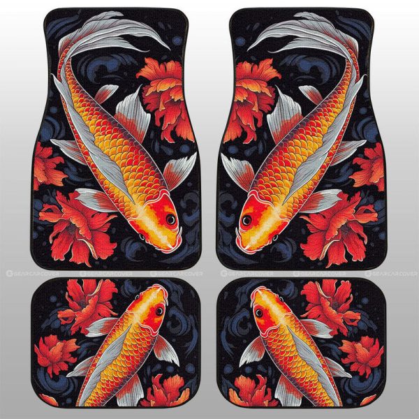 Koi Fish Car Floor Mats Custom Car Accessories