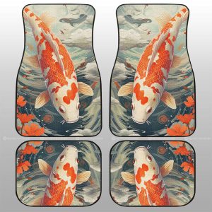 Koi Fish Car Floor Mats Custom Car Accessories