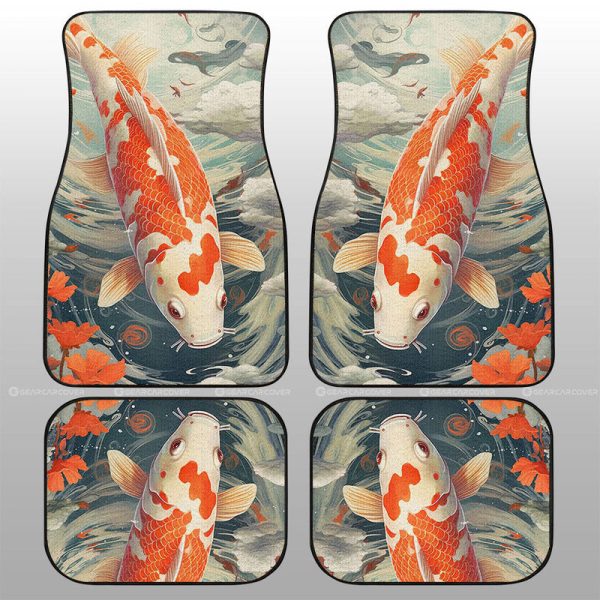 Koi Fish Car Floor Mats Custom Car Accessories