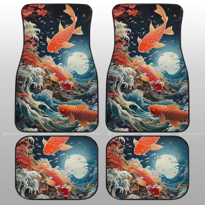 Koi Fish Car Floor Mats Custom Car Accessories