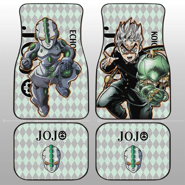 Koichi Hirose Car Floor Mats Custom -Bizarre-Adventure