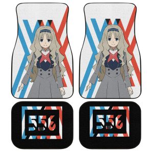 Kokoro Code 556 Car Floor Mats Custom Darling In The Franxx Anime Car Accessories