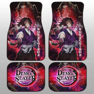 Kokushibou Car Floor Mats Custom Characters Demon Slayer Car Accessories