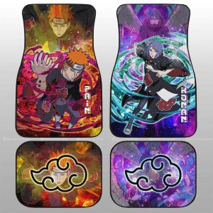 Konan And Pain Car Floor Mats Custom Characters Car Accessories