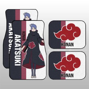 Konan Car Floor Mats Custom Anime Car Accessories