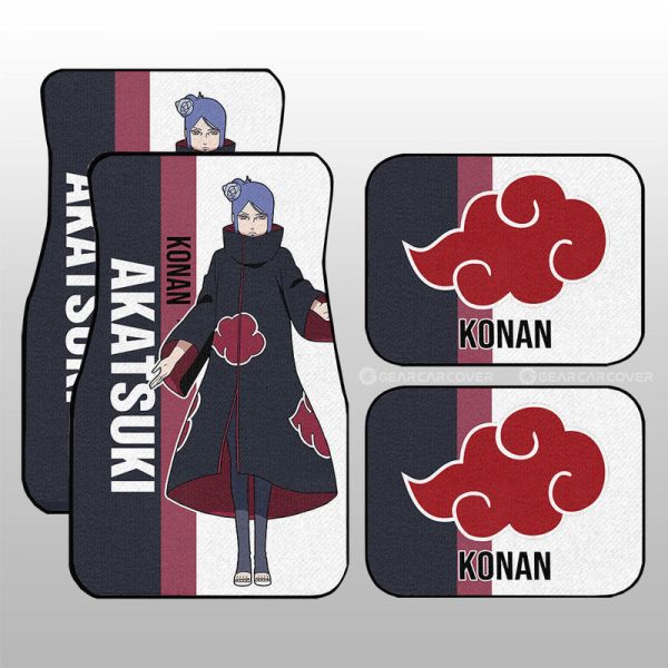 Konan Car Floor Mats Custom Anime Car Accessories