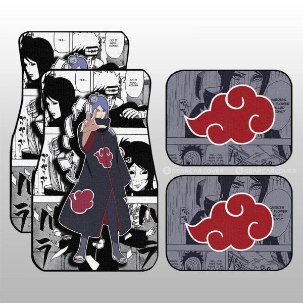 Konan Car Floor Mats Custom Car Accessories Mix Manga