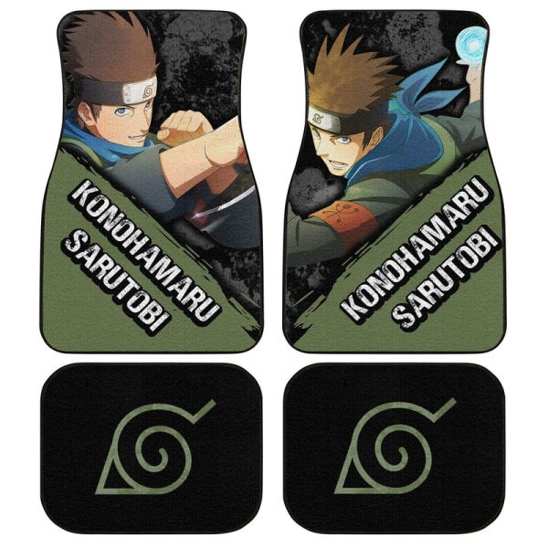 Konohamaru Car Floor Mats Custom Boruto Anime Car Accessories