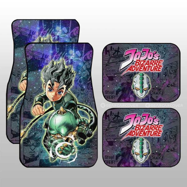 Kouichi Hirose Car Floor Mats Custom Galaxy Style JJBA Anime Car Accessories