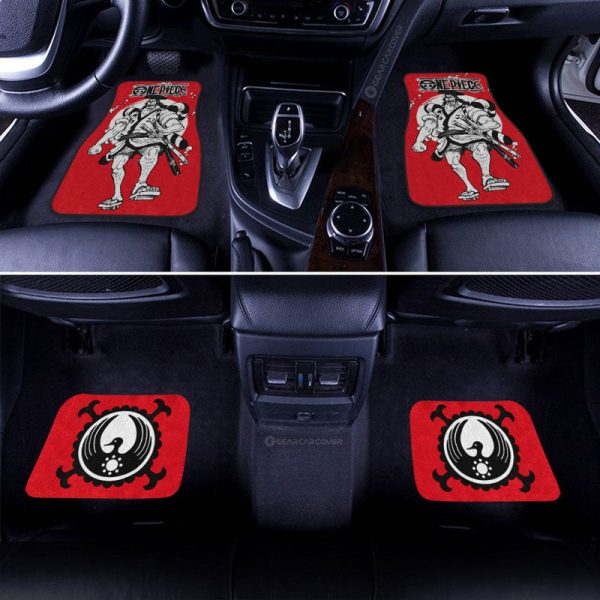 Kozuki Oden Car Floor Mats Custom One Piece Anime Car Accessories