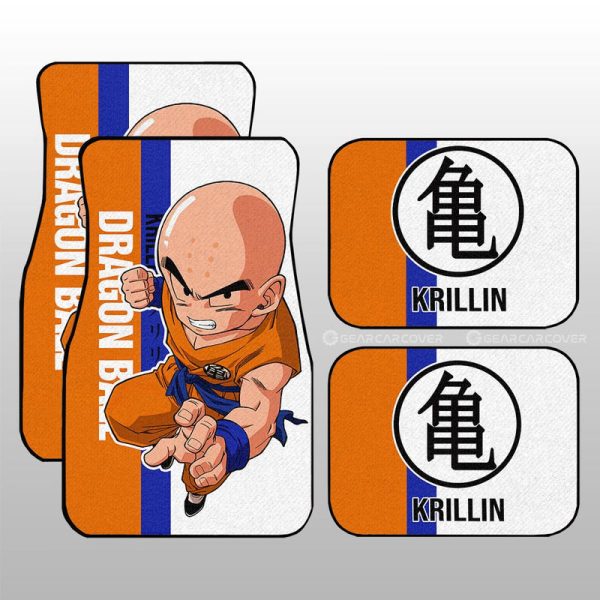 Krillin Car Floor Mats Custom Car Accessories For Fans