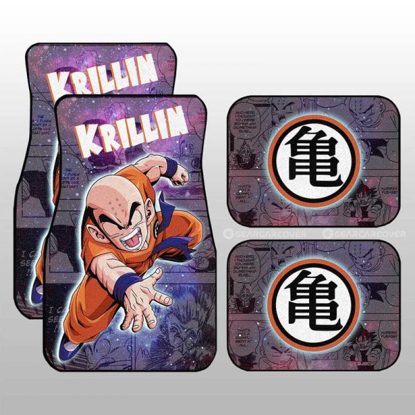 Krillin Car Floor Mats Custom Car Accessories Manga Galaxy Style