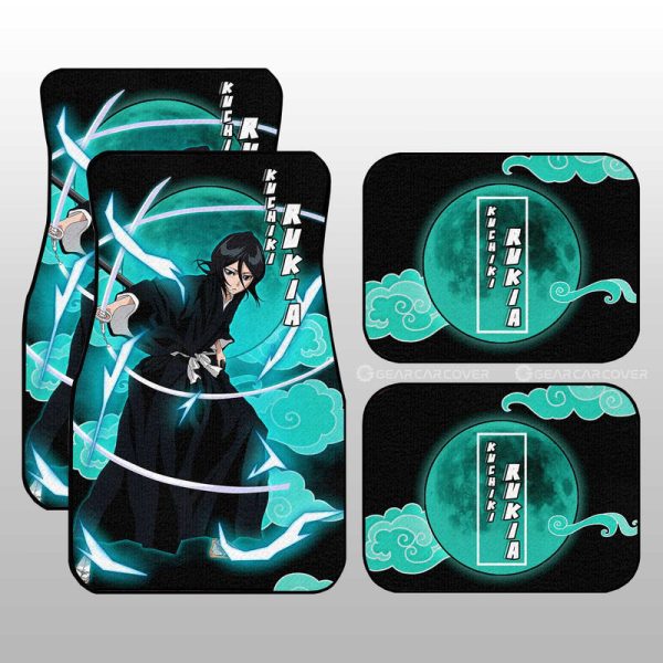 Kuchiki Rukia Car Floor Mats Custom Bleach Anime Car Interior Accessories