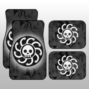 Kuja Pirates Flag Car Floor Mats Custom Car Accessories