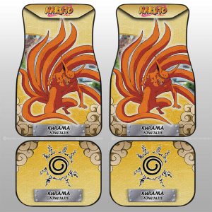 Kurama Car Floor Mats Custom Anime Car Accessories