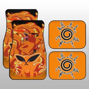 Kurama Car Floor Mats Custom Anime Car Accessories