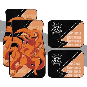 Kurama Nine Tailed Beast Car Floor Mats Custom Anime Car Accessories