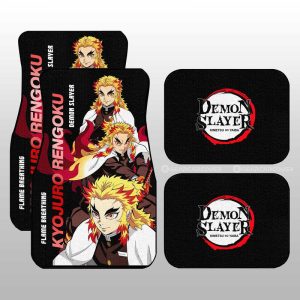 Kyojuro Rengoku Car Floor Mats Custom