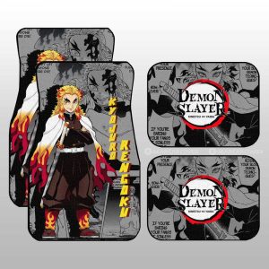 Kyojuro Rengoku Car Floor Mats Custom Mix Mangas