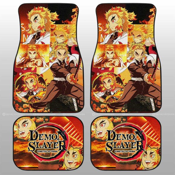 Kyoujuro Rengoku Car Floor Mats Custom