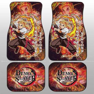 Kyoujuro Rengoku Car Floor Mats Custom Characters Car Accessories