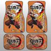 Kyoujuro Rengoku Car Floor Mats Custom Demon Slayer Anime Car Accessories