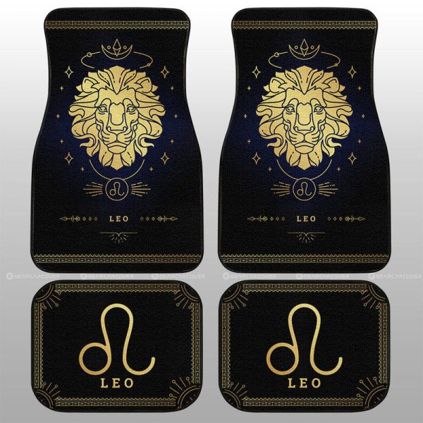 Leo Car Floor Mats Custom Zodiac Car Accessories