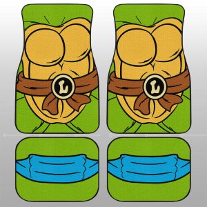 Leonardo Car Floor Mats Custom Ninja Turtle Car Accessories