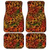 Leopard Wild Cheetah Print Car Floor Mats Custom Animal Skin Pattern Print Car Accessories